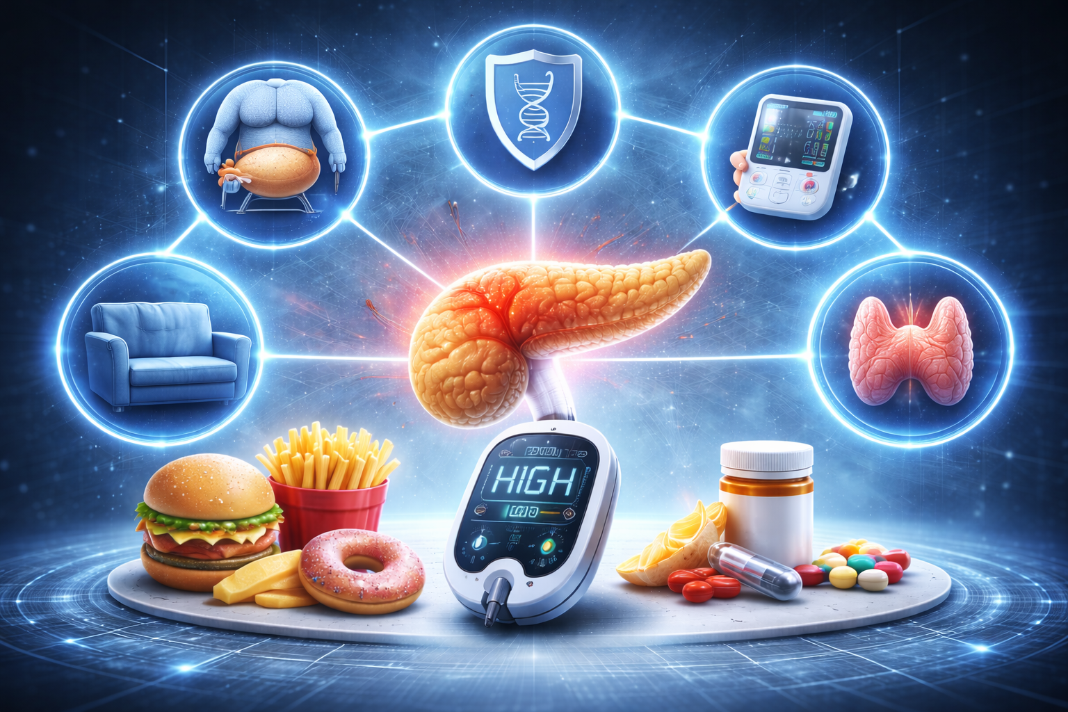 Type 2 diabetes risk assessment check for adults